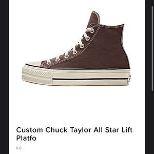 brown platform converse!